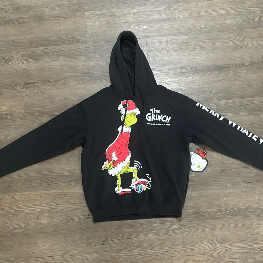Dr. Seuss The Grinch Hoodie Unisex Runs XS